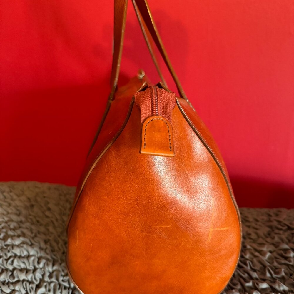 Gorgeous Burnt Orange Francesco Biasia Medium/Small Shoulder Bag - Soft Leather - Picture 9 of 9